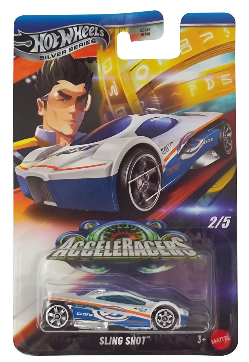 Hot Wheels Spielzeug-Auto Hot Wheels Silver Series Sling Shot AcceleRacers Actioncars Sportauto