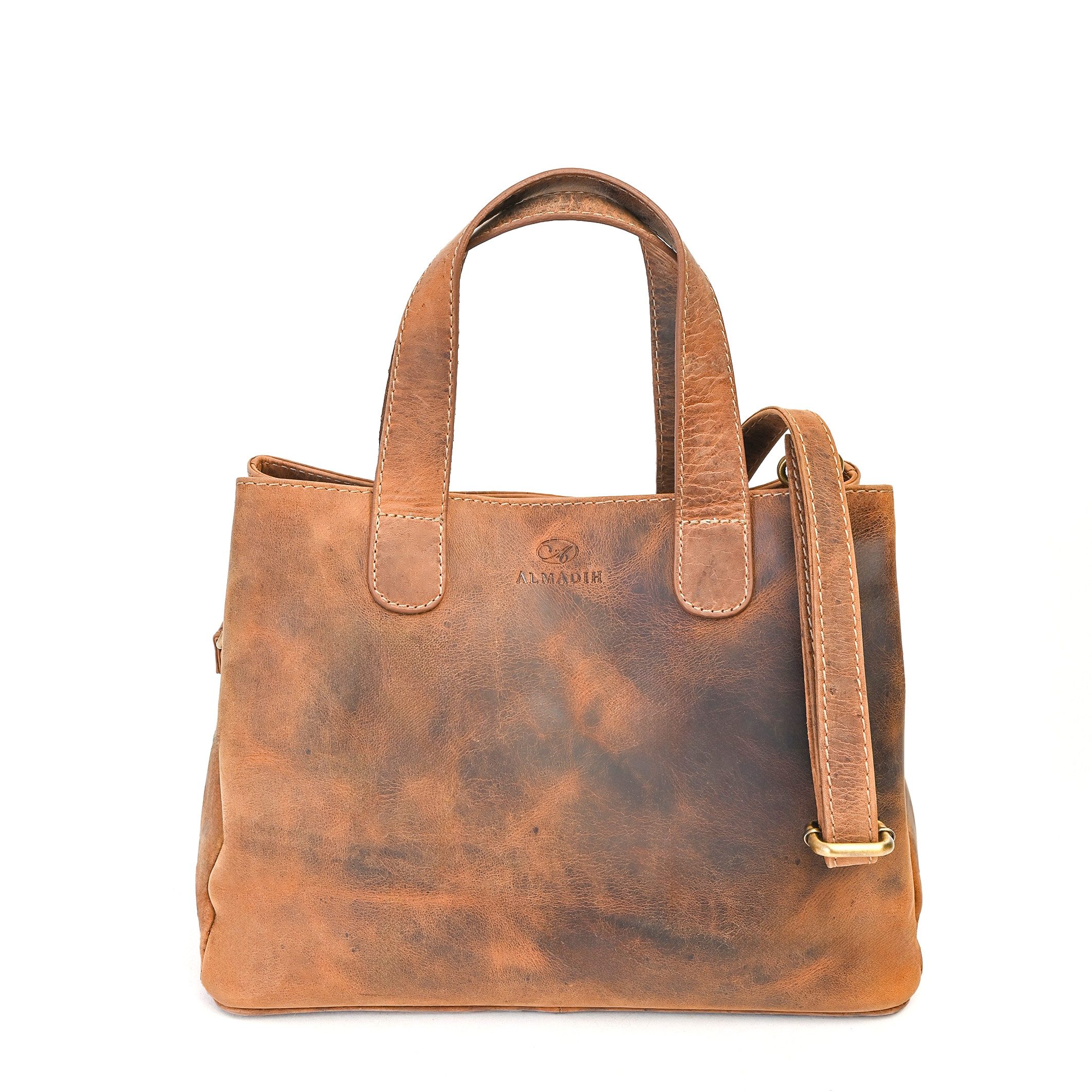 ALMADIH Handtasche Leder Damentasche JULIA Schultertasche Lederhandtasche U günstig online kaufen