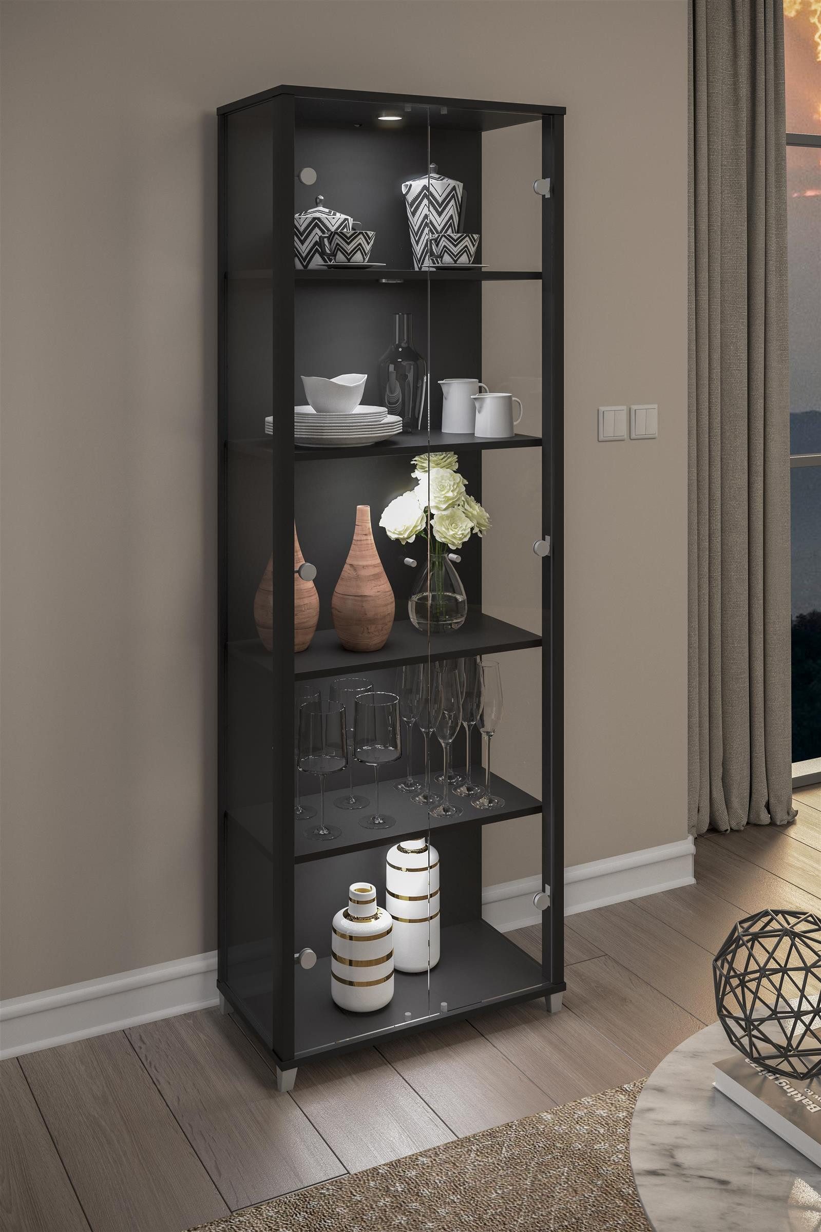 fif möbel Vitrine OPTIMA Standvitrine, Vitrinenschrank, günstig online kaufen