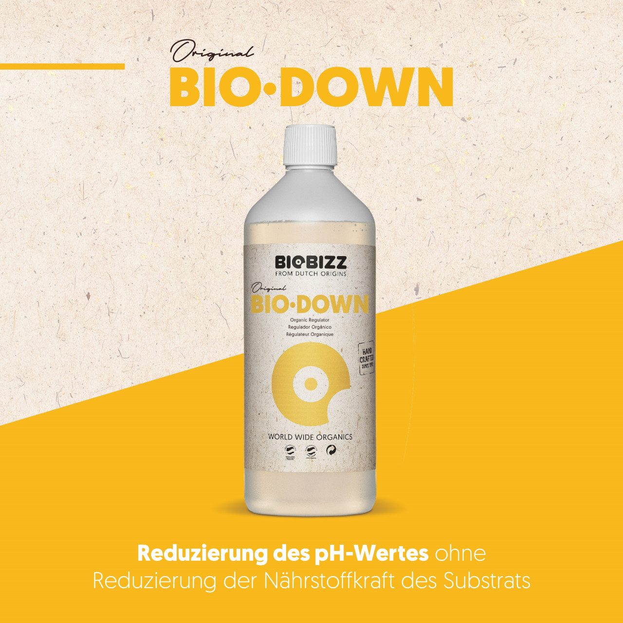 Biobizz Pflanzendünger BioBizz Grow Bio-Down pH-Regulator 250 ml, Bio