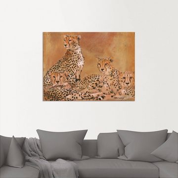 Artland Wandbild Geparden, Wildtiere (1 St), als Alubild, Outdoorbild in verschied. Größen