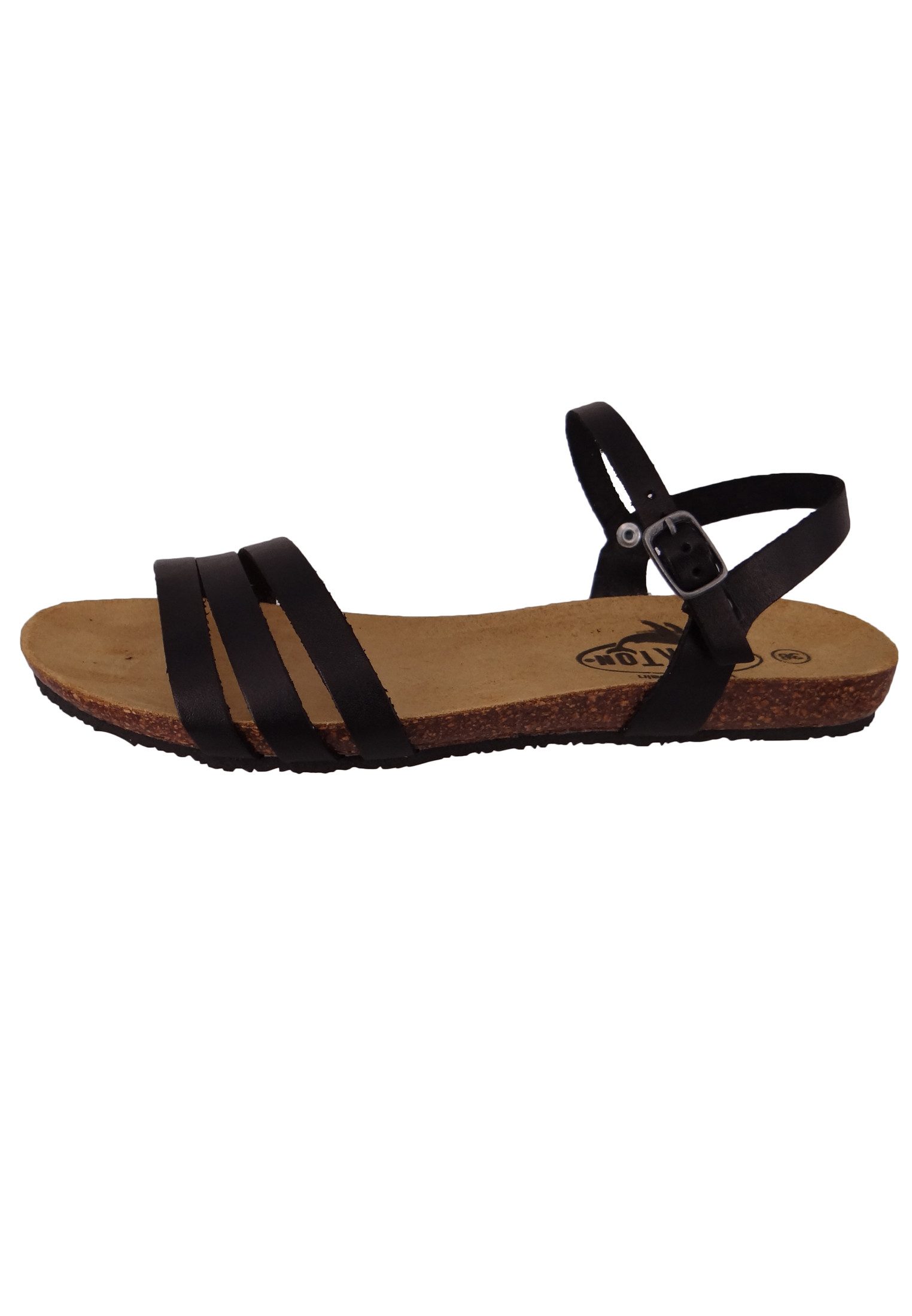 Plakton 575080 Vaquetilla Negro Sandale