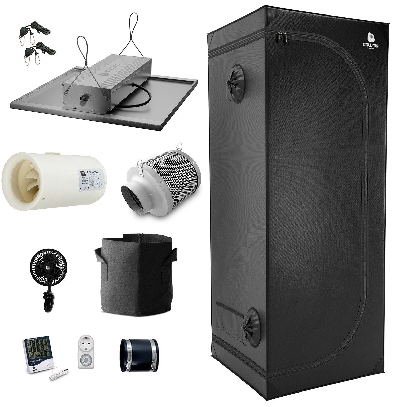 Caluma Gewächshaus Growbox Komplett Set - günstig online kaufen