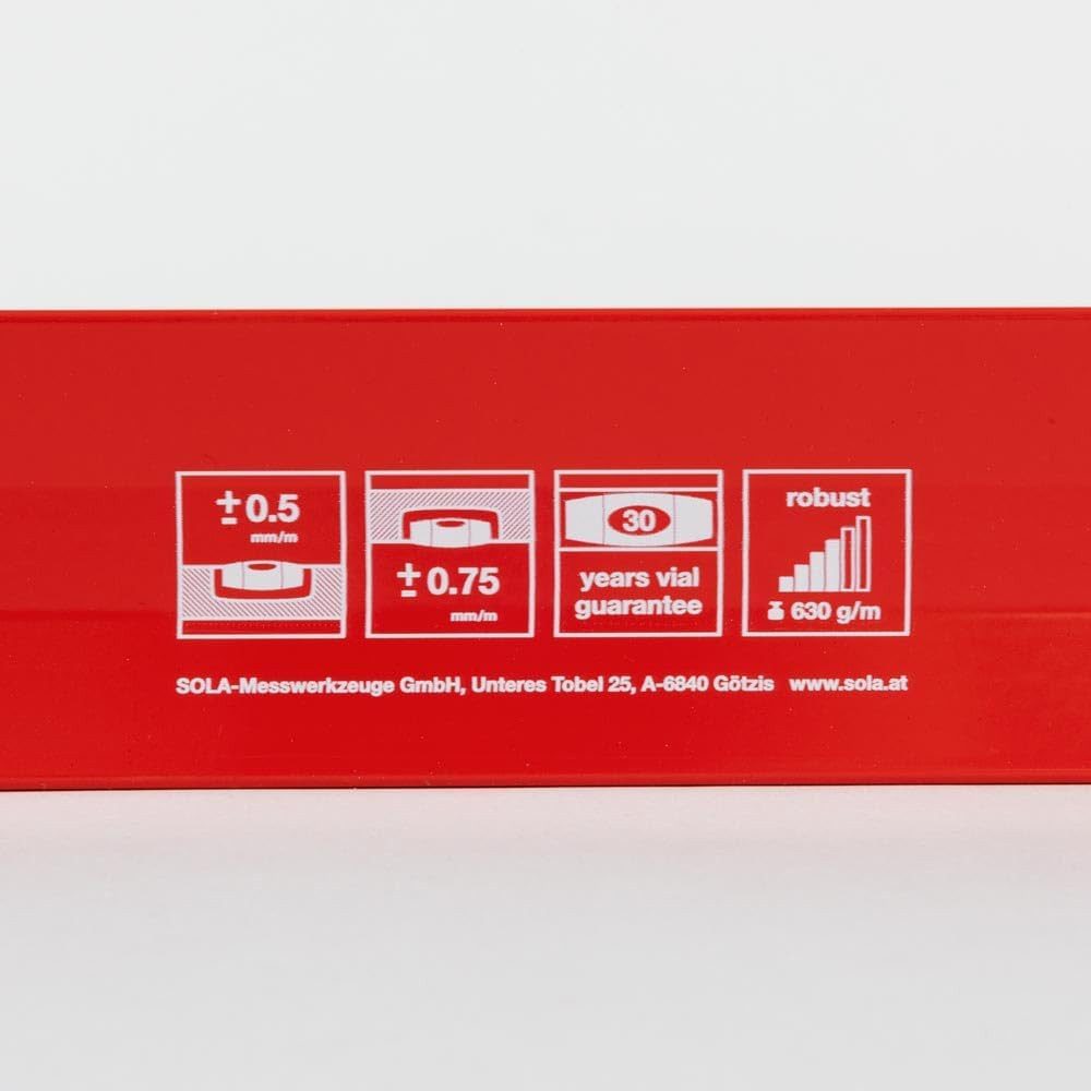 Karl Dahm Wasserwaage Karl Dahm Sola Präzise Wasserwaage aus robustem Aluminium