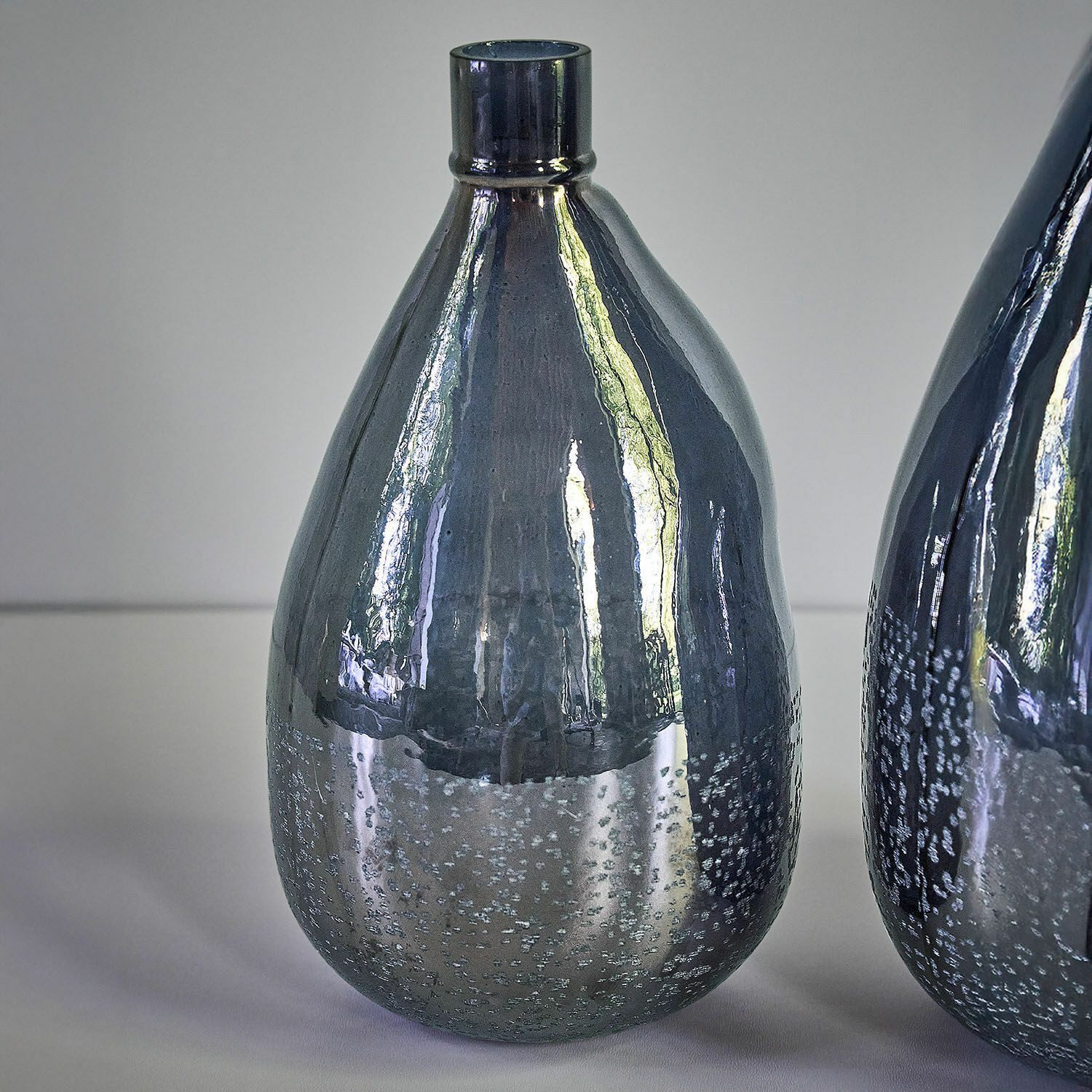 Mirabeau Tischvase Vase 2er Set Qilevon antikblau