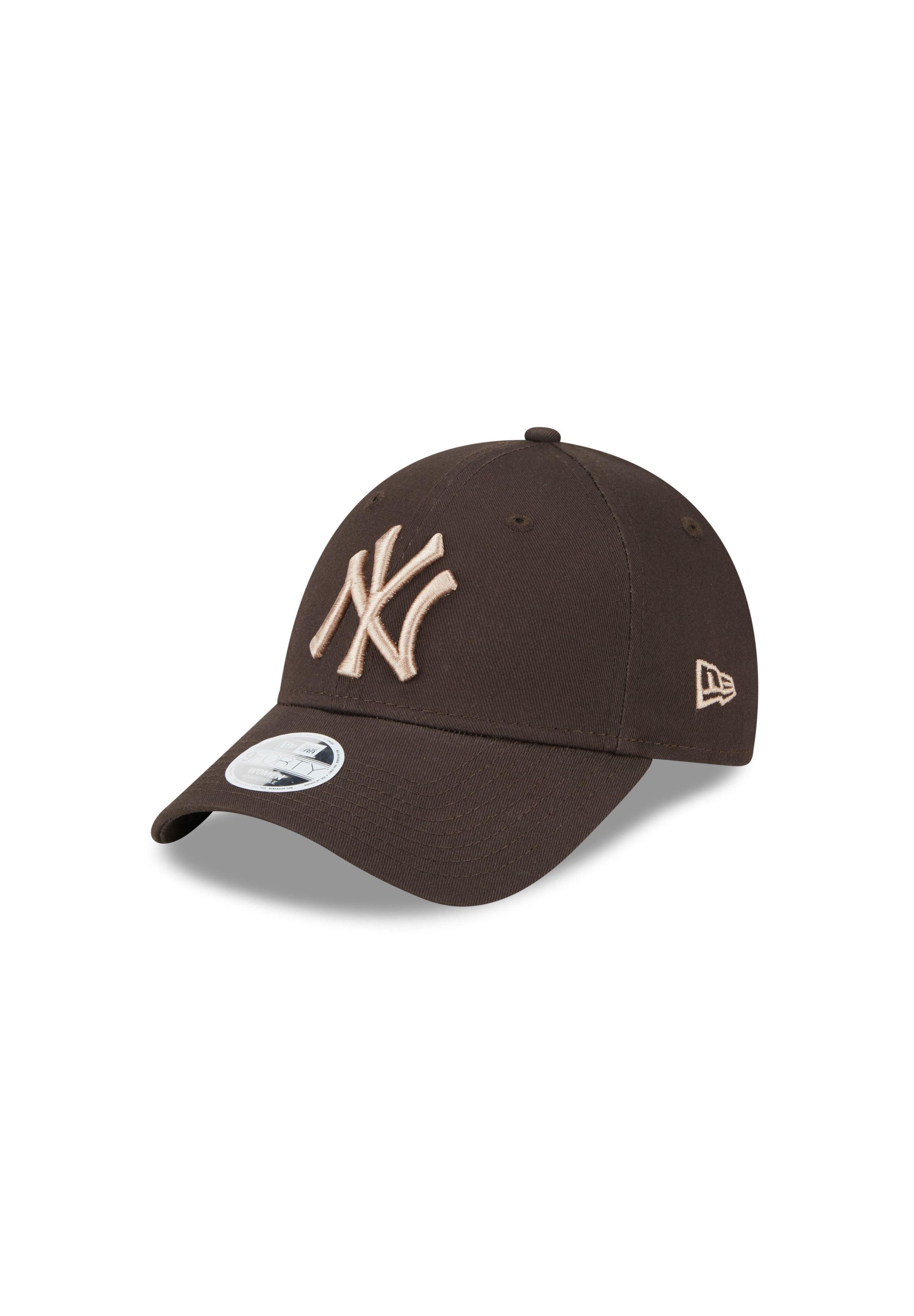New Era Baseball Cap New York Yankees MLB League Essential Darkbrown 9Forty Adjustable Wome (1-St)