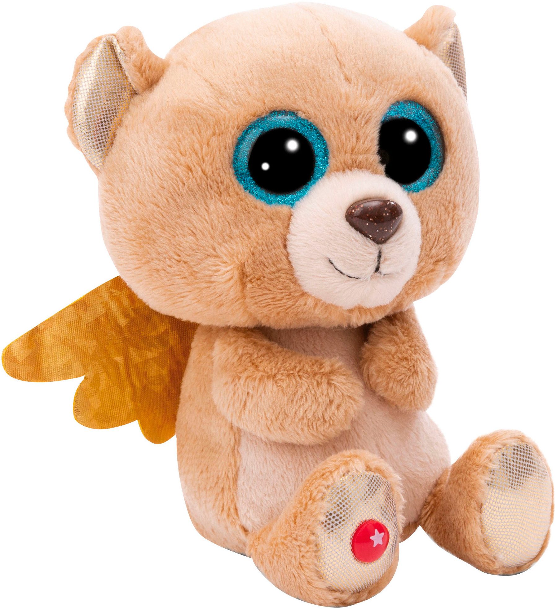 Kuscheltier Glubschis, Bär Glowy Bombo, 15 cm