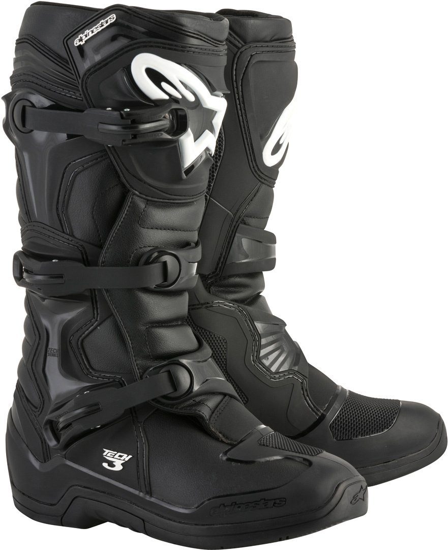 Alpinestars Tech Stiefel Motorradstiefel Motocross Black 3