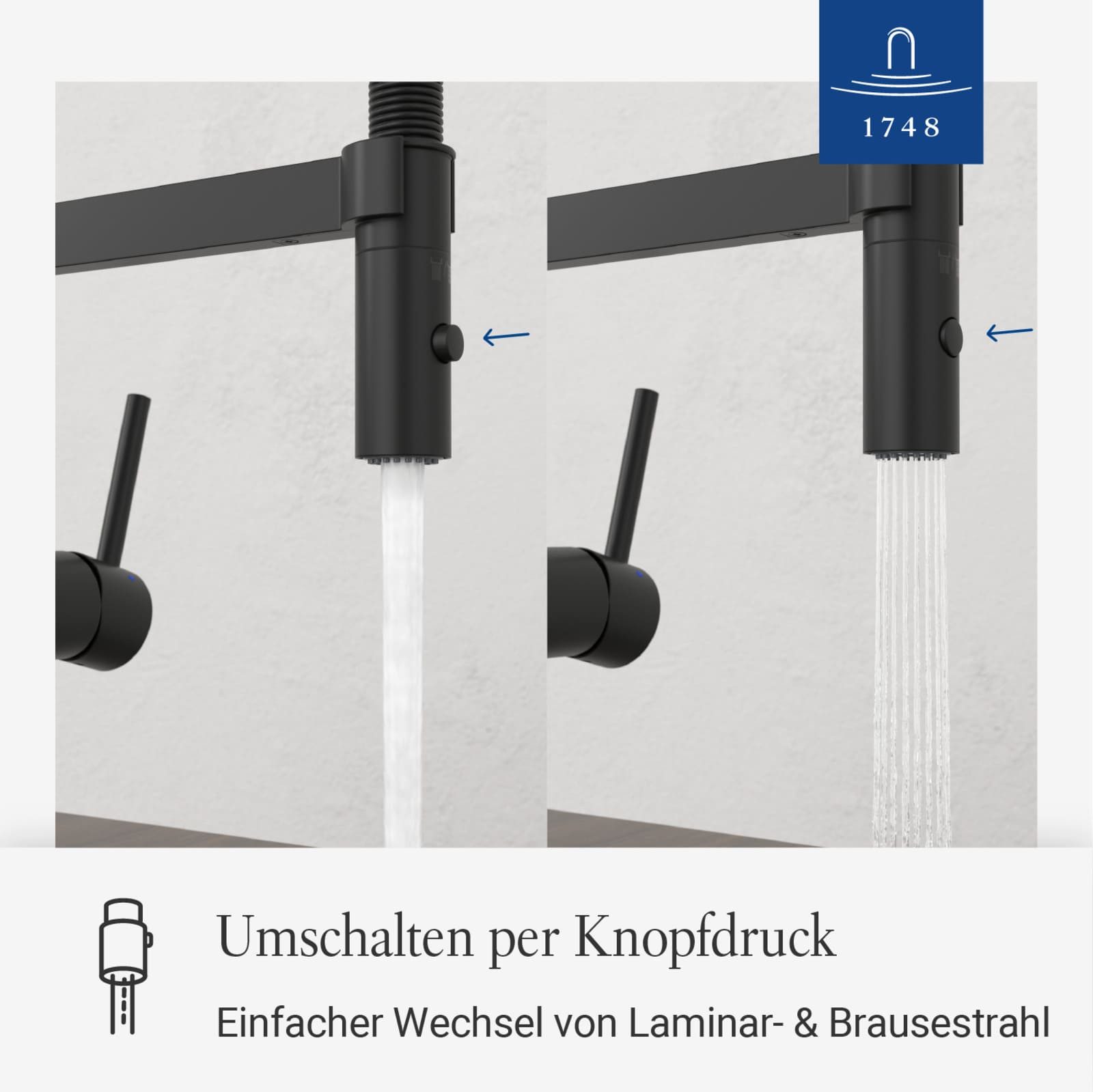 Villeroy & Boch Küchenarmatur Steel Expert Compact Küchenarmatur 14,3 cm (1-St) – Bild 5 von 5