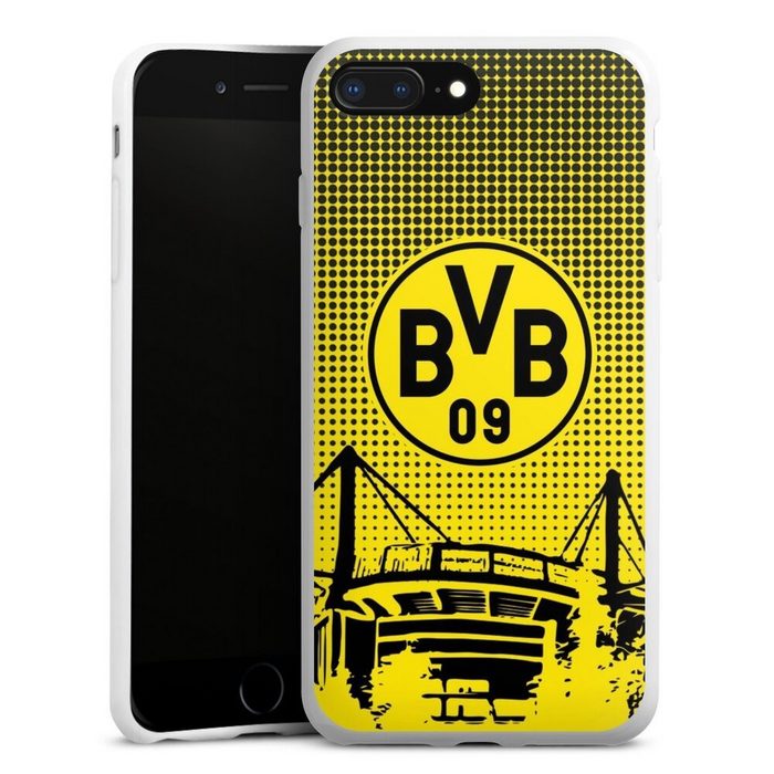 DeinDesign Handyhülle Stadion BVB Borussia Dortmund BVB Dots Apple iPhone 7 Plus Silikon Hülle Bumper Case Handy Schutzhülle