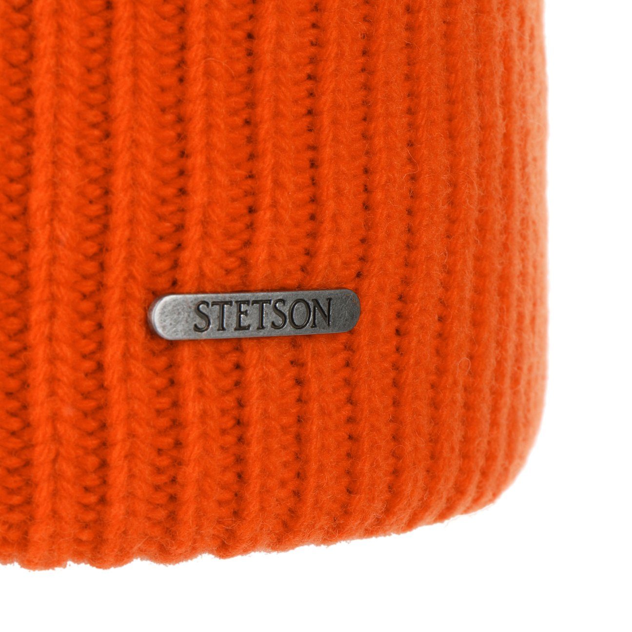 (1-St) Italy Stetson Made Umschlag, orange in Beanie Mütze mit