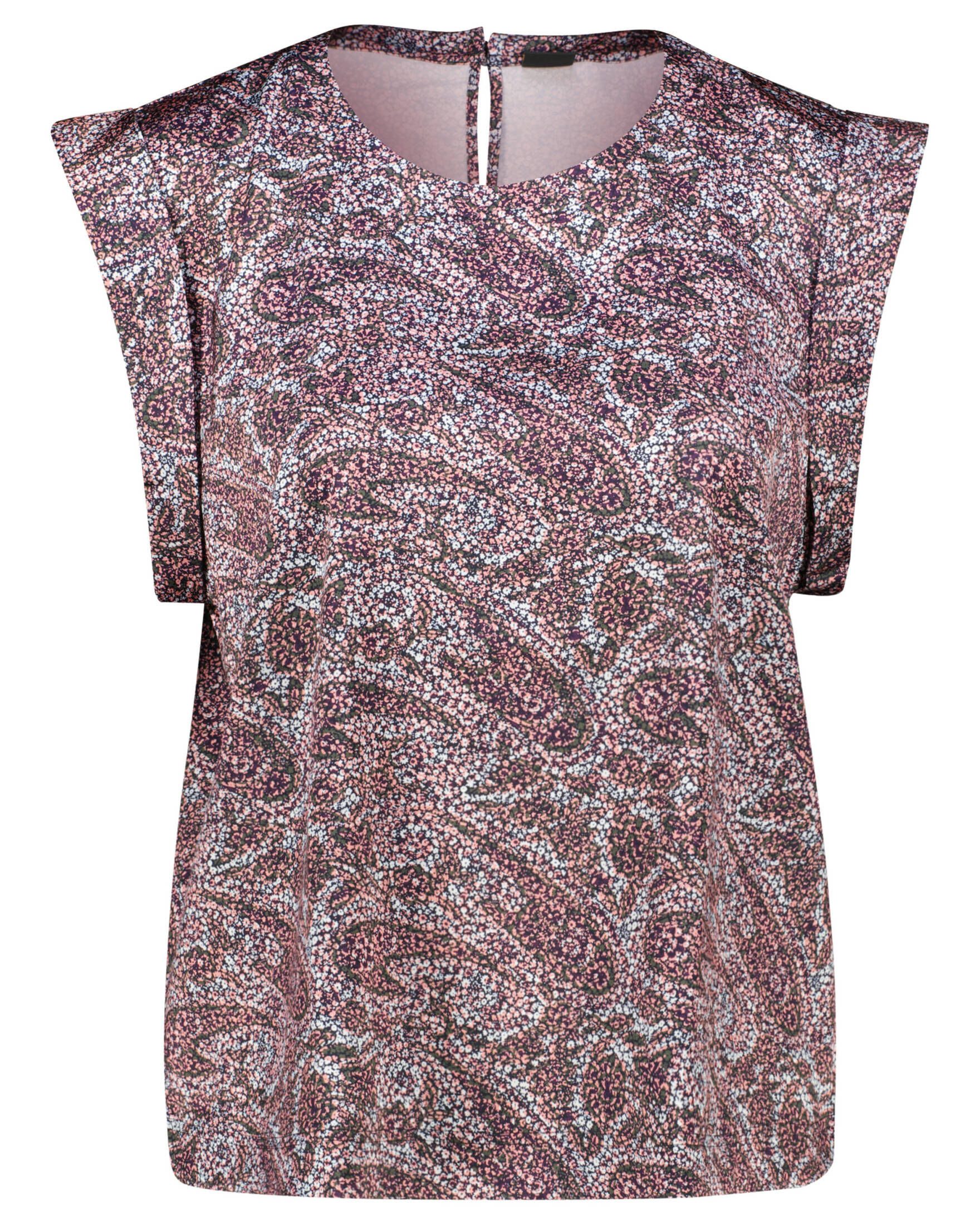 BOSS T-Shirt Damen Top IEASKA mit floralem Print (1-tlg)