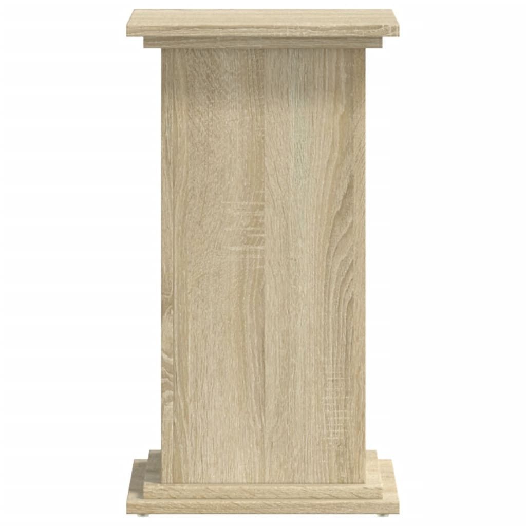 vidaXL Blumenständer Pflanzenständer Sonoma-Eiche 33x33x60 cm Holzwerkstoff (1 St)
