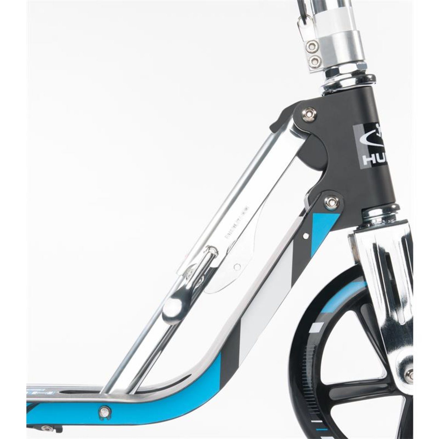 Hudora Scooter 14709/01 Neu Big Wheel RX-Pro 205, hellblau, Neues Modell mit