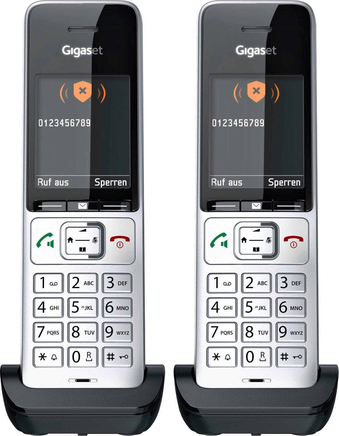 Gigaset COMFORT 500HX duo Schnurloses DECT-Telefon (Mobilteile: 2) | DECT-Telefone