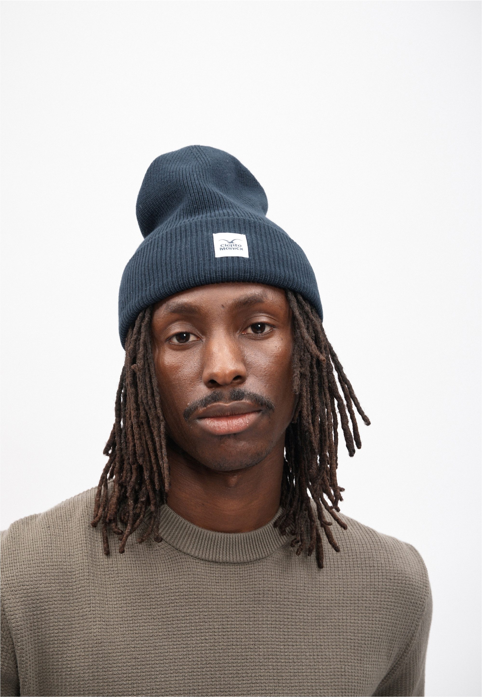 Cleptomanicx Beanie CI mit umgeschlagenem Rippstrick-Bund