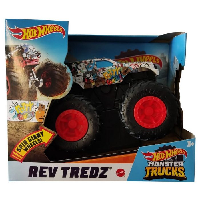 Mattel® Spielzeug-Rennwagen Mattel Hot Wheels GBV15 Monster Trucks Rev Tredz P