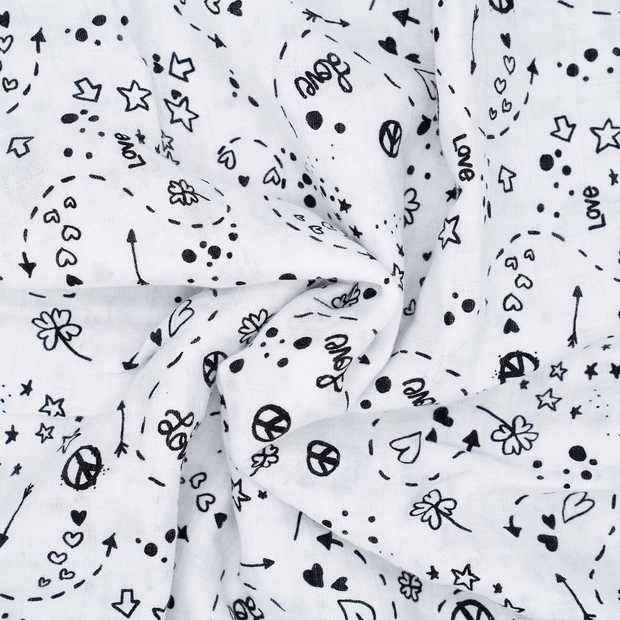 hutch&putch Spucktuch Mulltuch 120x120cm extra groß • aus 100% Bio-Baumwolle, (1-tlg), Geschenk zur Geburt • Schnuffeltuch Spucktuch Mullwindel Kuscheltuch