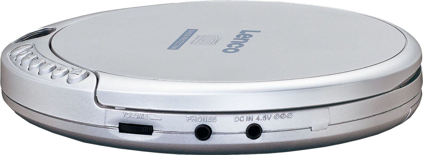 Lenco Discman CD- CD-201Sl Player Praktischer CD-Player (Anti-Schock-Funktion), tragbarer /