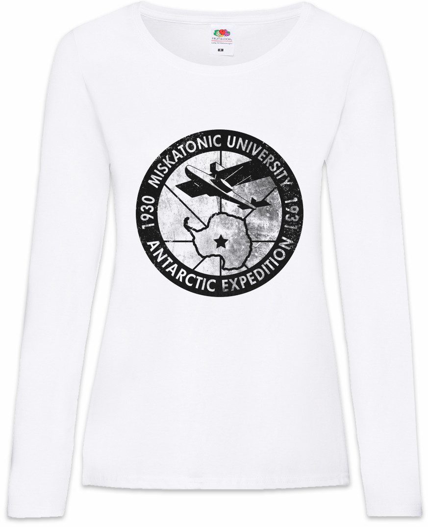 Urban Backwoods Langarmshirt Miskatonic Cthulhu Damen Langarmshirt 1930 Antarctic Expredition (1-tlg) Arkham Innsmouth Call Dunwich