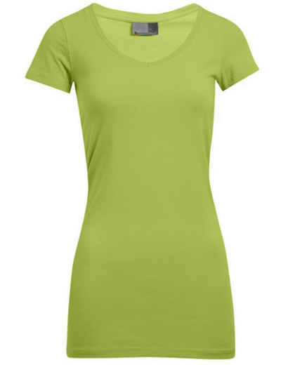 Promodoro Longshirt »Slim Fit V-Neck T-Shirt Long« Modernes extra langes Single-Jersey