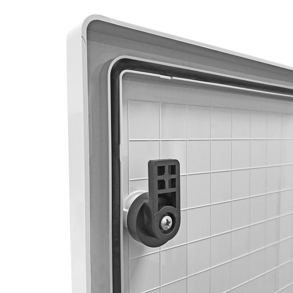 ARLI Schaltschrank Industriegehäuse verzinkter Montageplatte Steckdosenverteiler (Montageplatte, Verriegelungsschlüssel, Befestigungsmaterial, IP65), 400 x 600 x 200 mm / schlagfest / halogenfrei