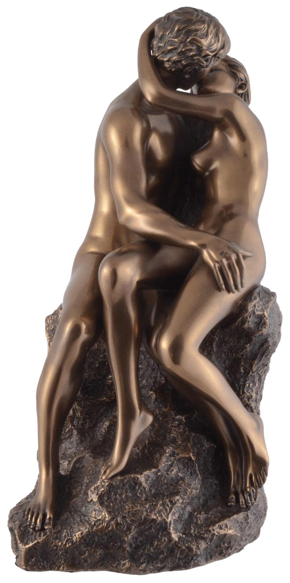 Vogler direct Kuss" bronziert 16x12x24cm ca. Hand Liebenden Die by nach LxBxH Veronese, Rodin von bronziert, "Der - Dekofigur Gmbh