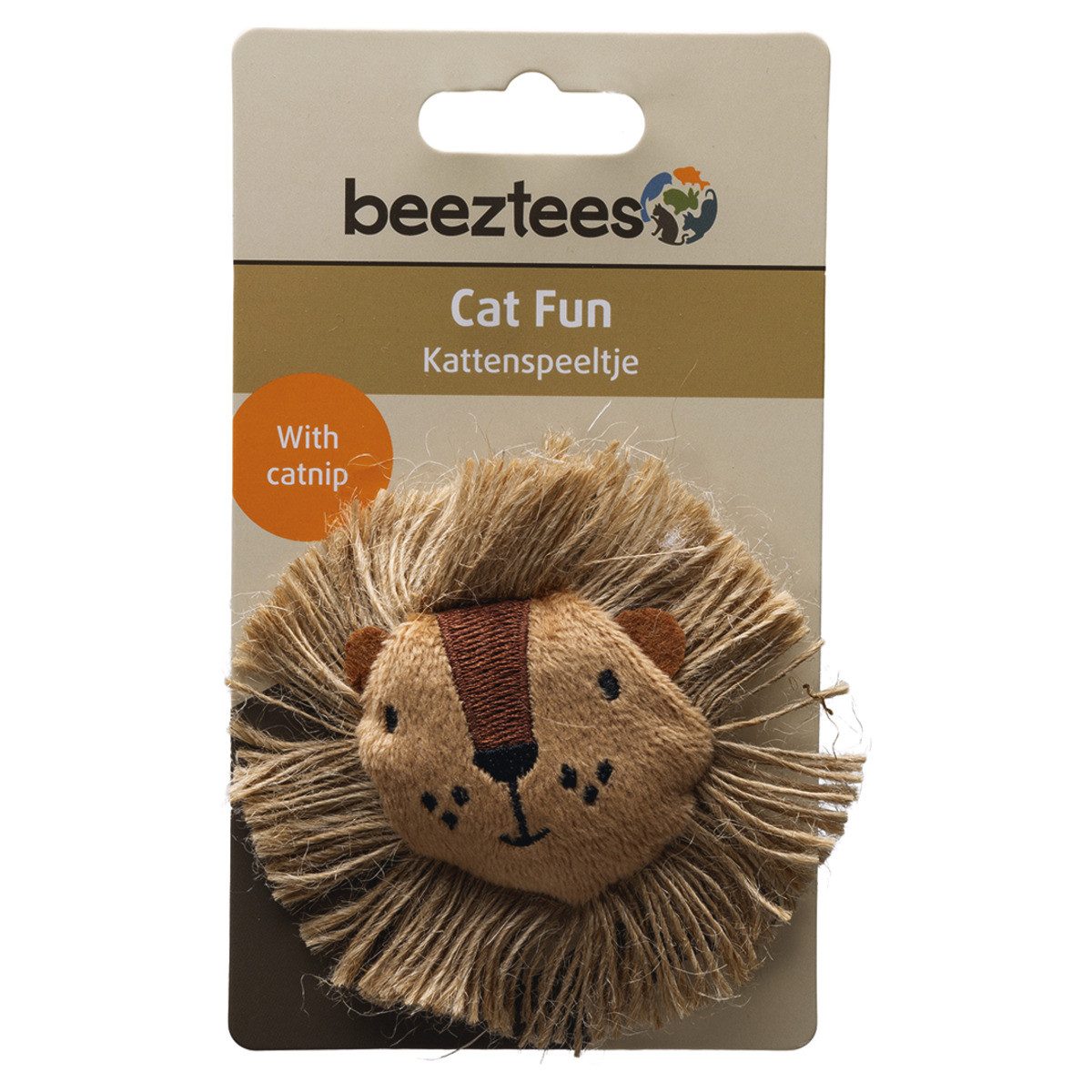 Beeztees Tierkuscheltier Katzenspielzeug Dschungel Leon braun günstig online kaufen