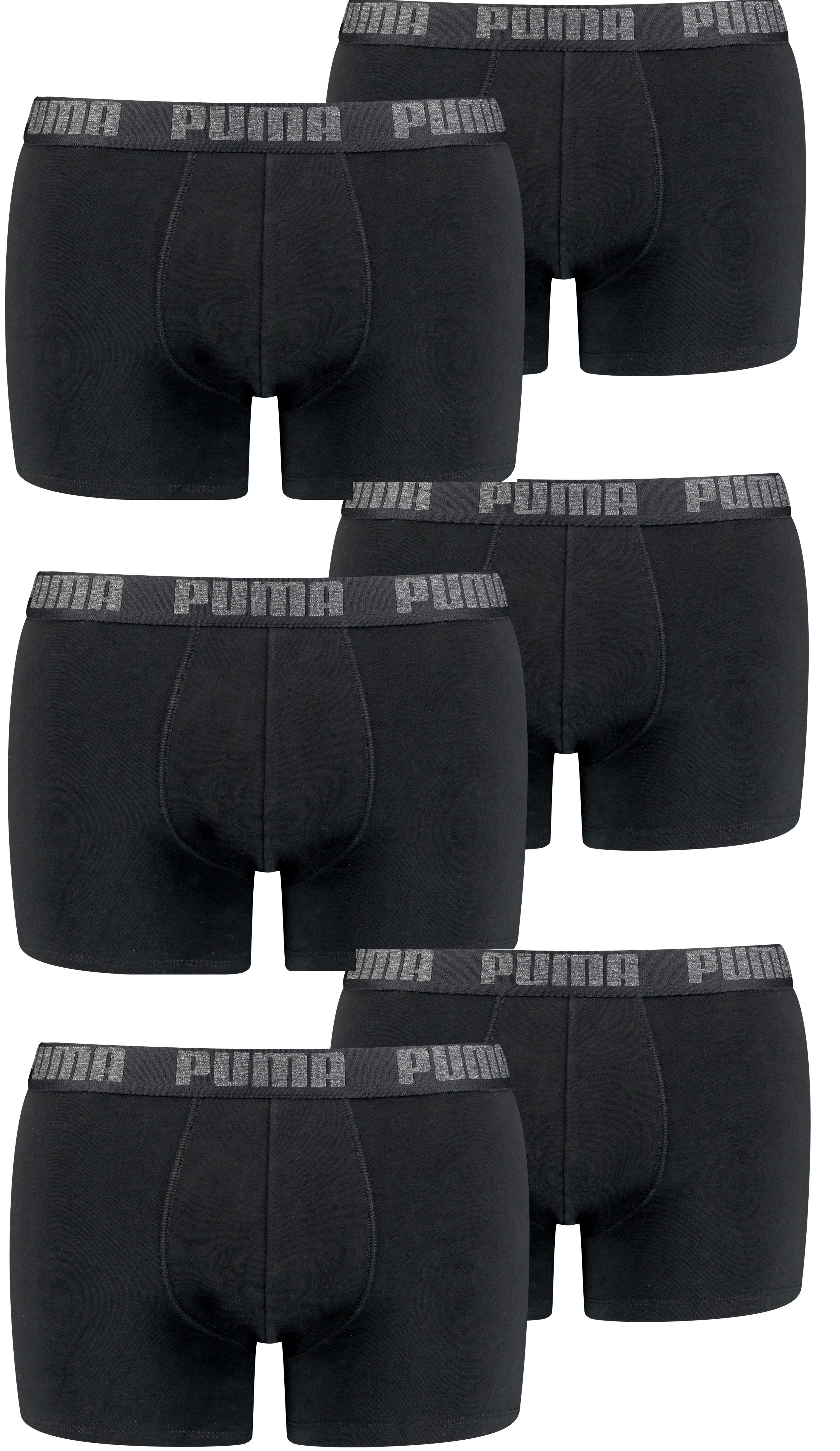 PUMA Boxershorts PUMA Herren Basic Boxershorts 6P (6-St., 6er Pack) günstig online kaufen