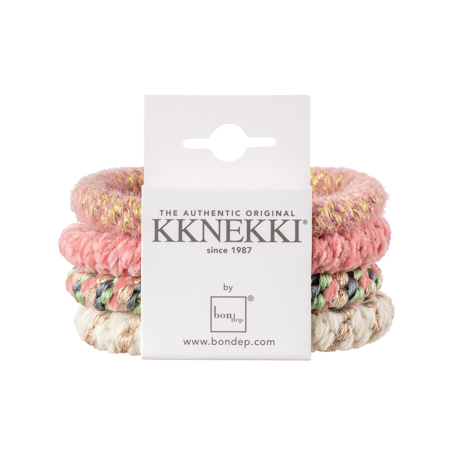 KKNEKKI Haargummi Original Hair Ties - 4er Bundle