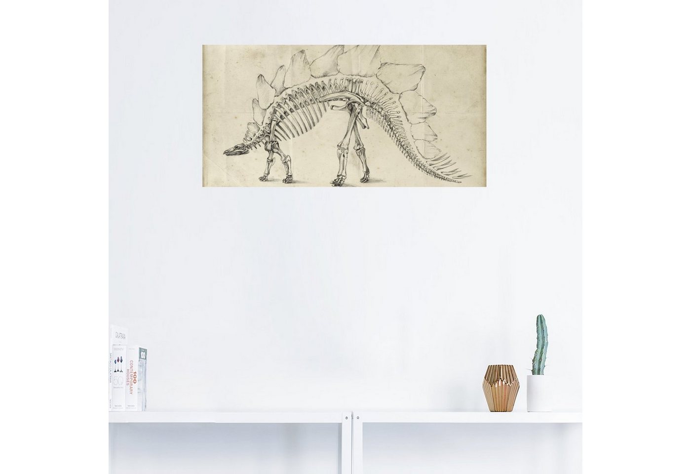 Artland Wandbild »Dinosaurier Lehre III«, Dinosaurier (1 Stück), in vielen Größen & Produktarten - Alubild / Outdoorbild für den Außenbereich, Leinwandbild, Poster, Wandaufkleber / Wandtattoo auch für Badezimmer geeignet-kaufen
