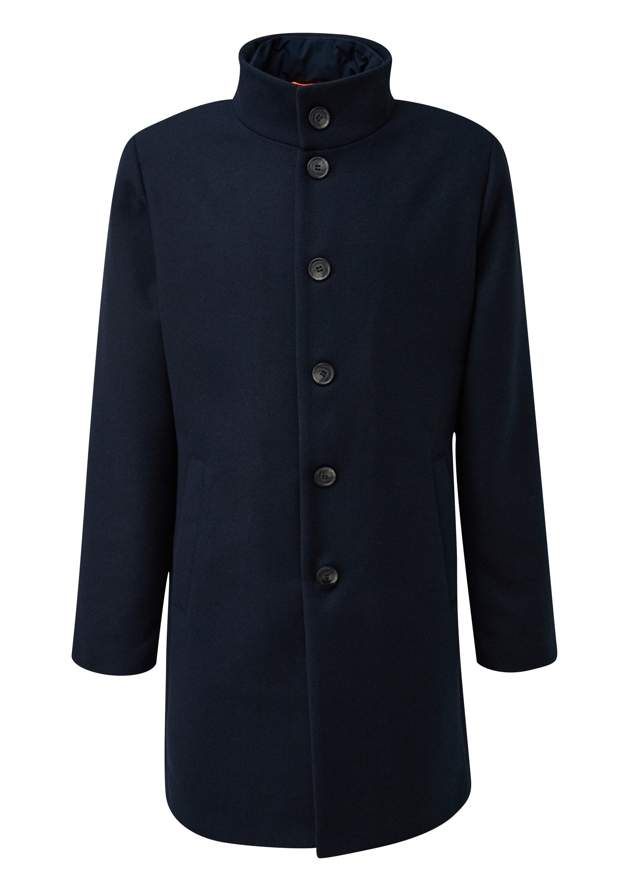 QS Funktionsmantel Outdoor-Mantel Stehkragenmantel mit gestepptem günstig online kaufen