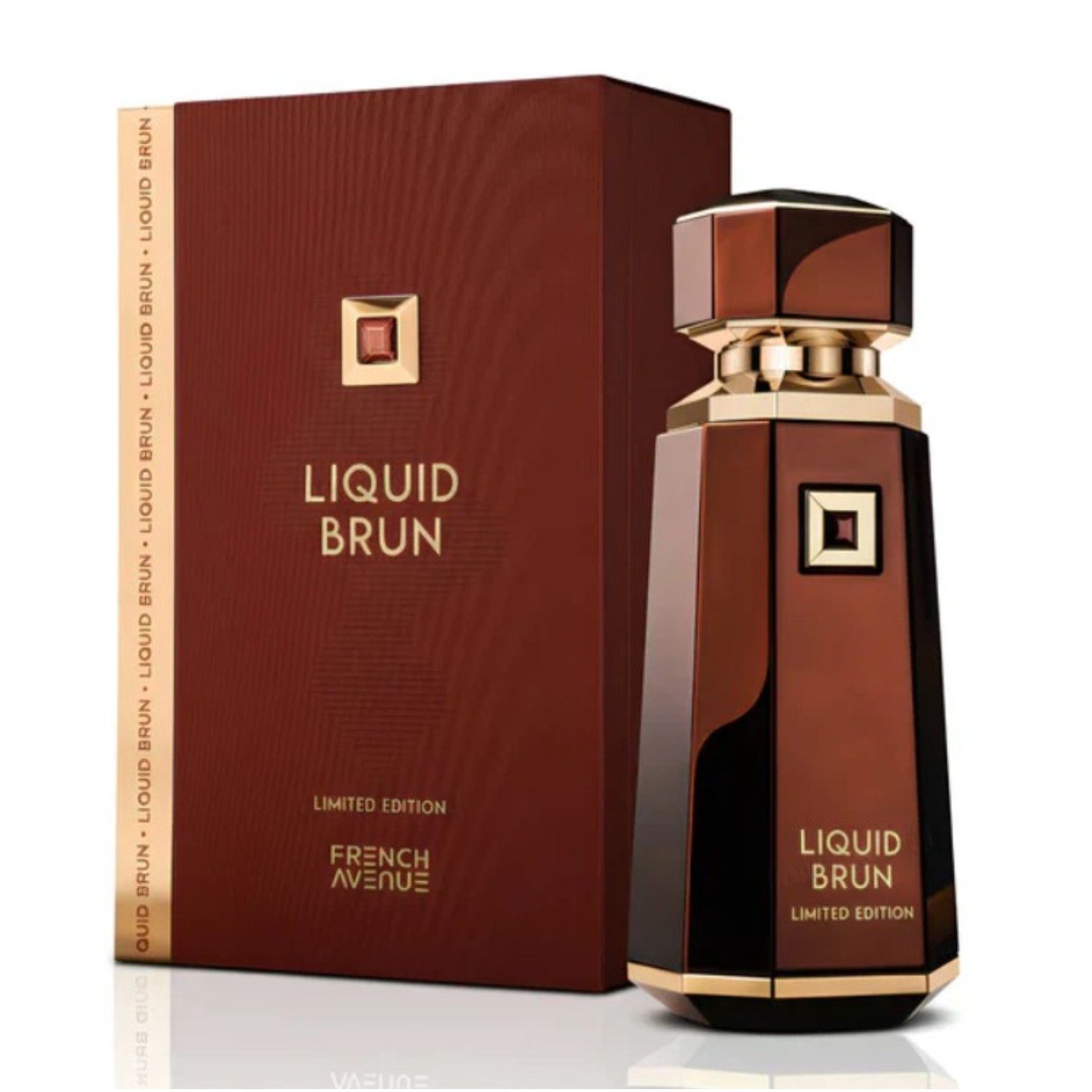 French Avenue Duft-Set Liquid Brun EDP Liquid Brun Limited Edition + Parfümzerstäuber (leer)