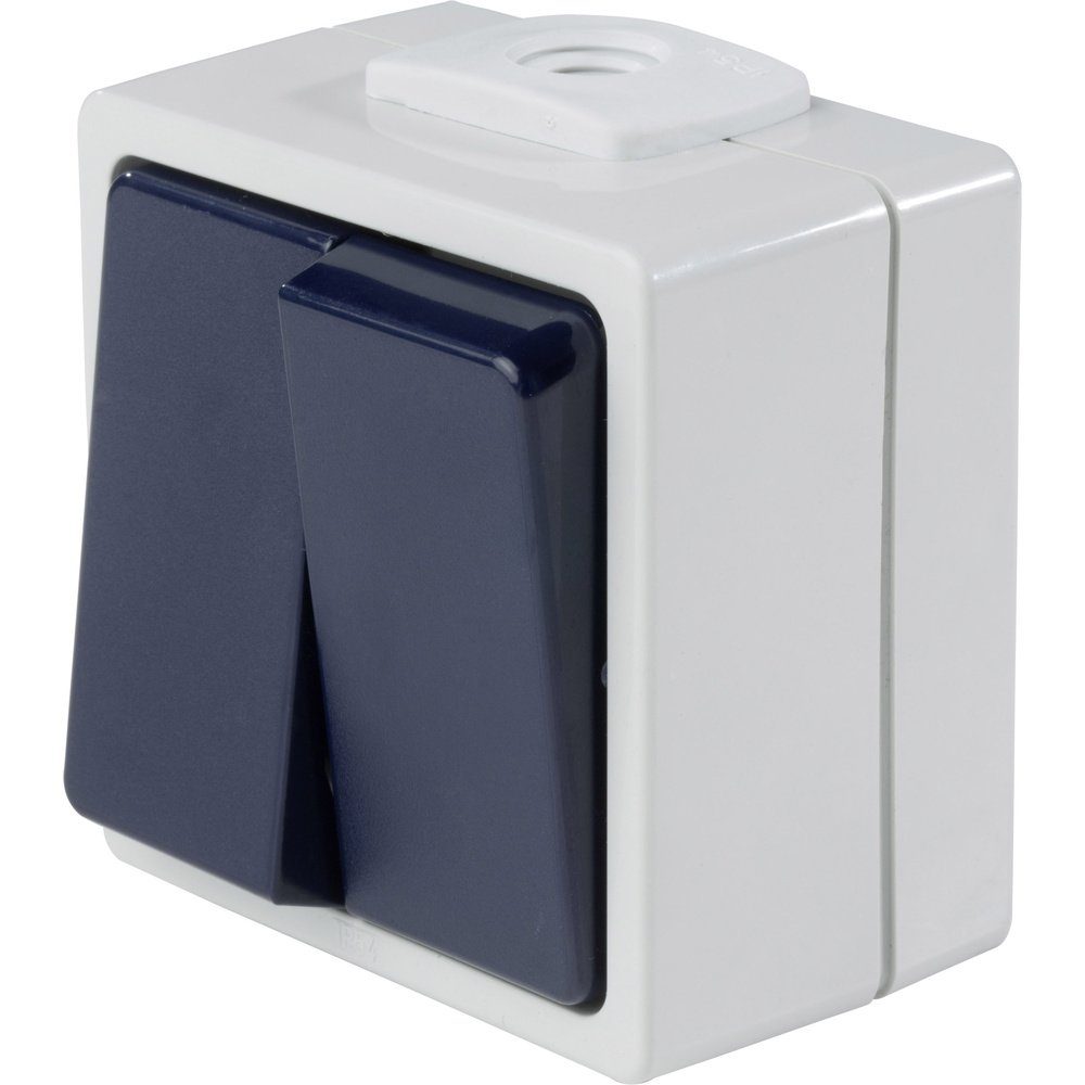 Steckdose AS Schwabe 62451 Aufputz-Schalter IP54