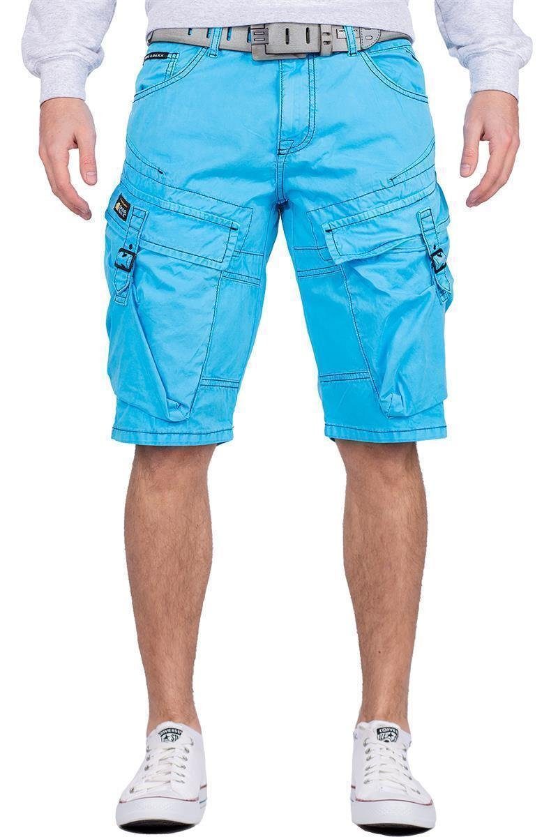 Cipo & Baxx Jeansshorts Herren Shorts BA-CK229 (1-tlg) Cargo Style mit Seitentaschen