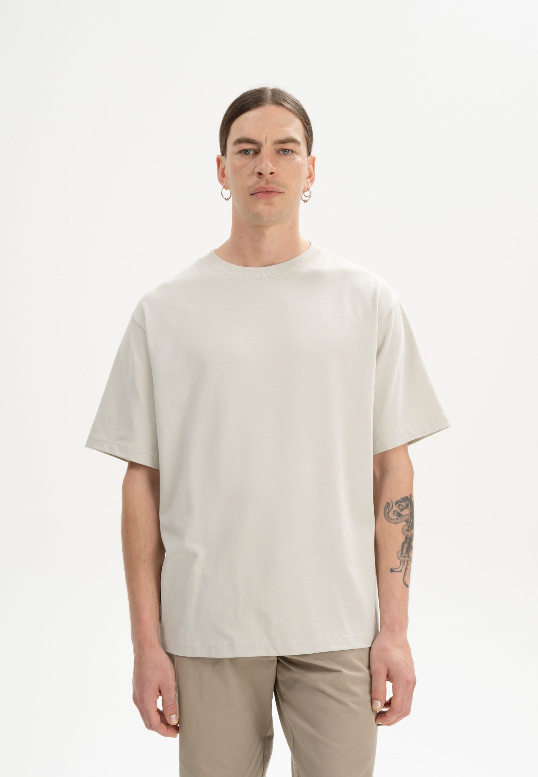 MELA Kurzarmshirt Oversized T-Shirt schwer BHAJAN günstig online kaufen