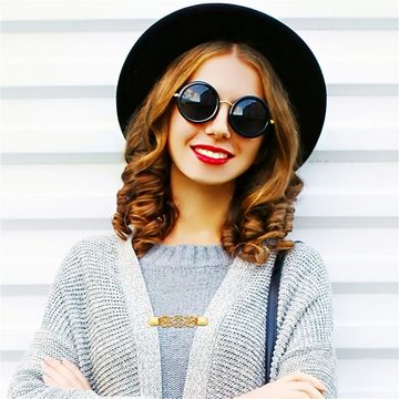 RefinedFlare Brosche Vintage-Pullover-Schal-Clips (3-tlg., Hemden-Kleider-Broschen-Clips für Frauen und Mädchen), Retro-Pullover-Cardigan-Kragen-Clips