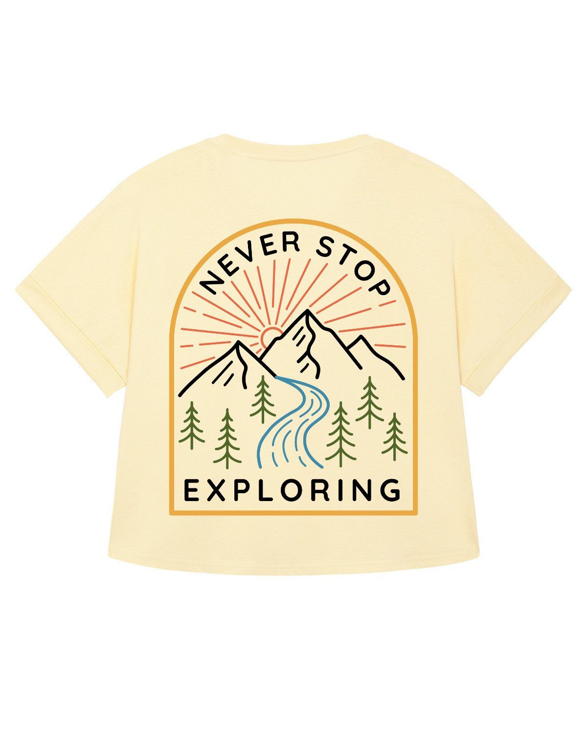 Butter wat? Never stop exploring Apparel (1-tlg) Print-Shirt
