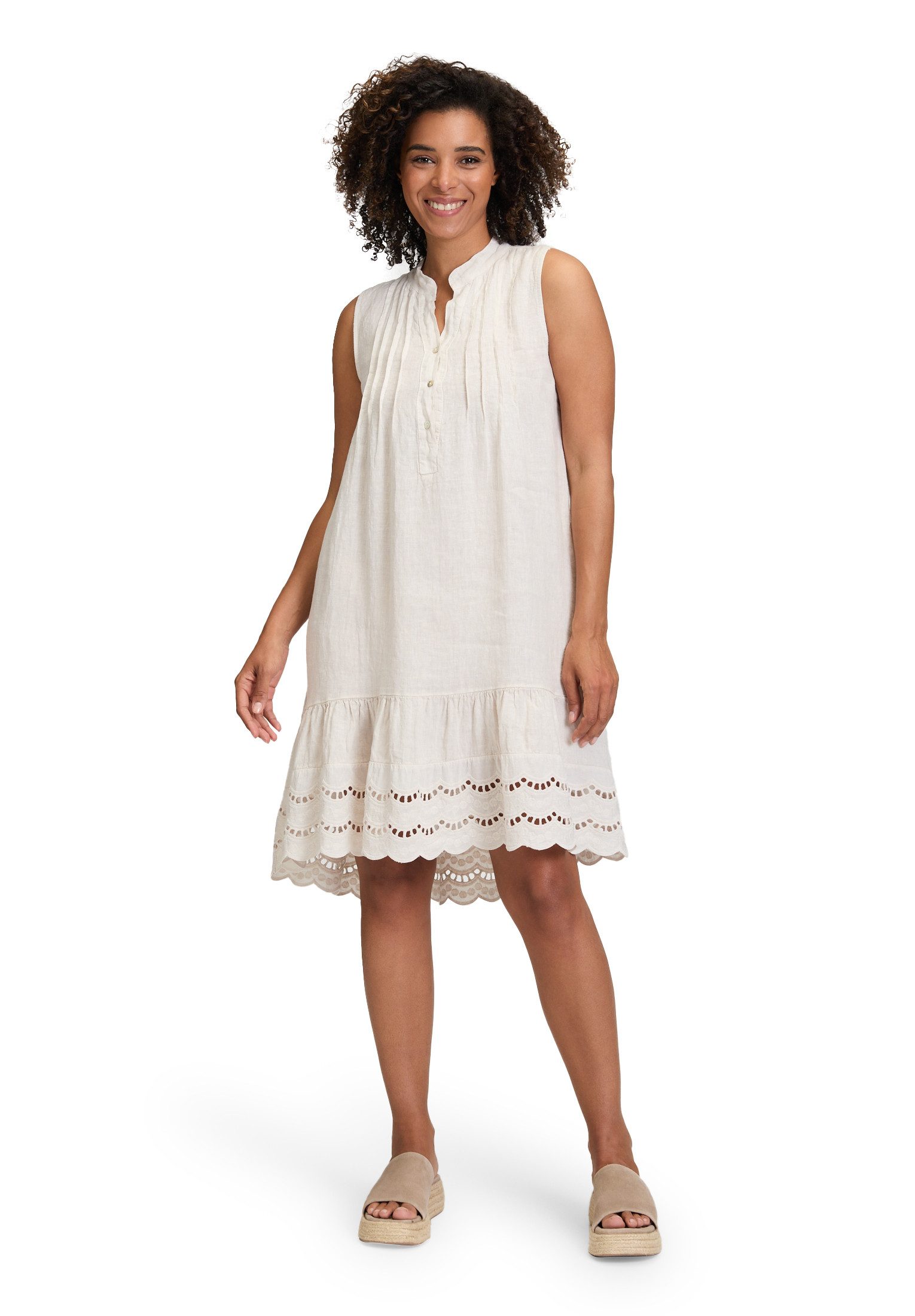 Cartoon Druckkleid Damen mit Stickerei Material