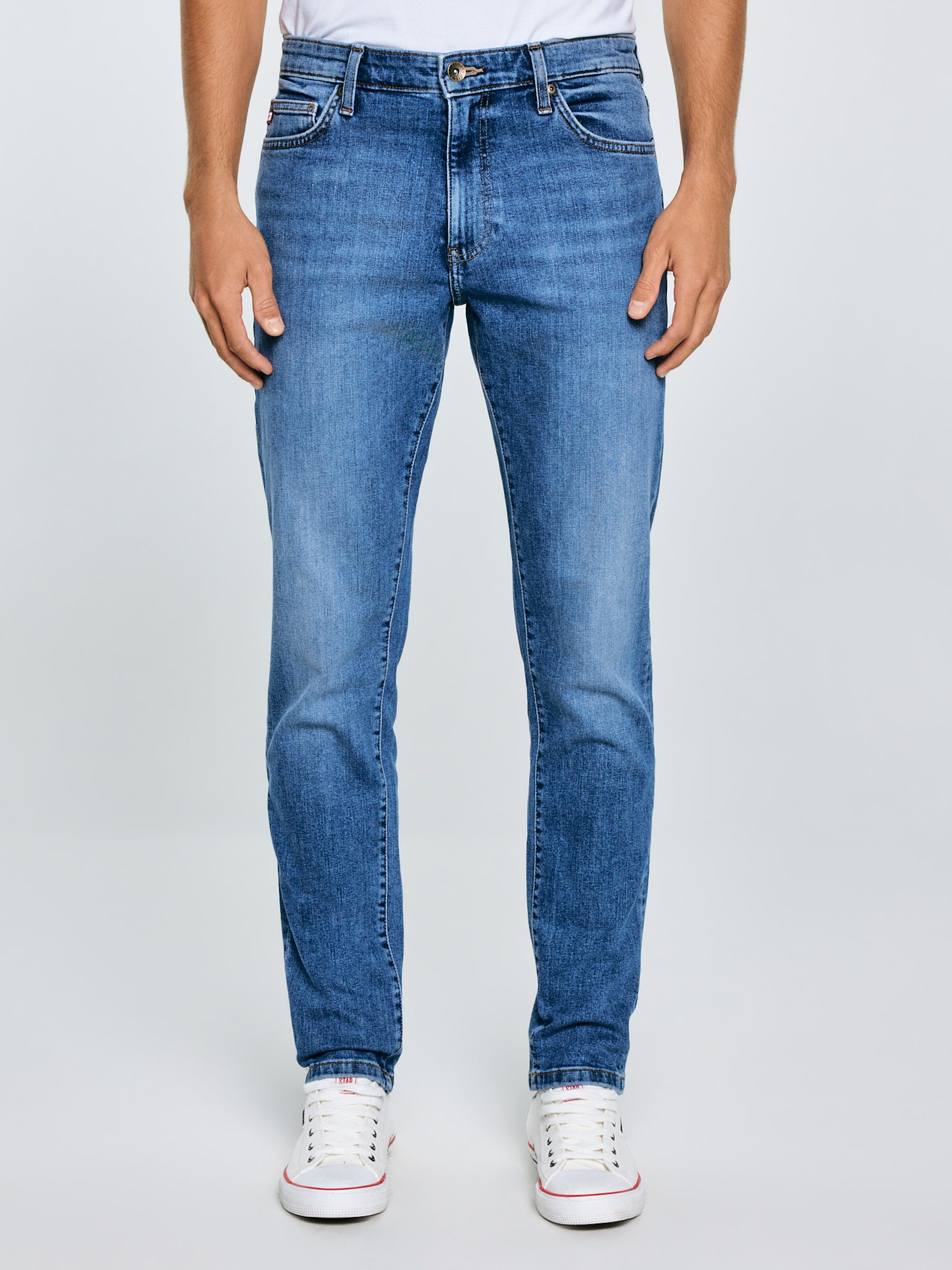 BIG STAR Tapered-fit-Jeans HARPER hohe Leibhöhe günstig online kaufen