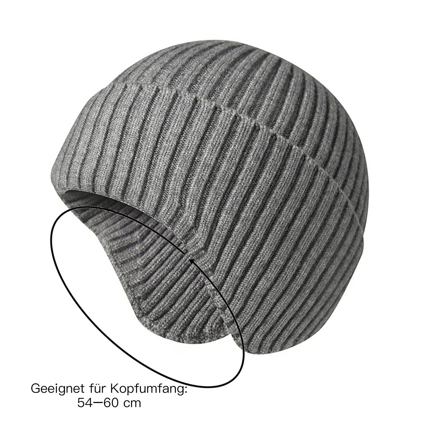 Refttenw Strickmütze Warme Wintermütze Outdoor Beanie günstig online kaufen