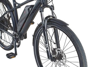 Prophete E-Bike Prophete Graveler e7000, 10 Gang Shimano Deore Schaltwerk, Kettenschaltung, Heckmotor, 499 Wh Akku, (mit Gepäckträgertasche), Pedelec