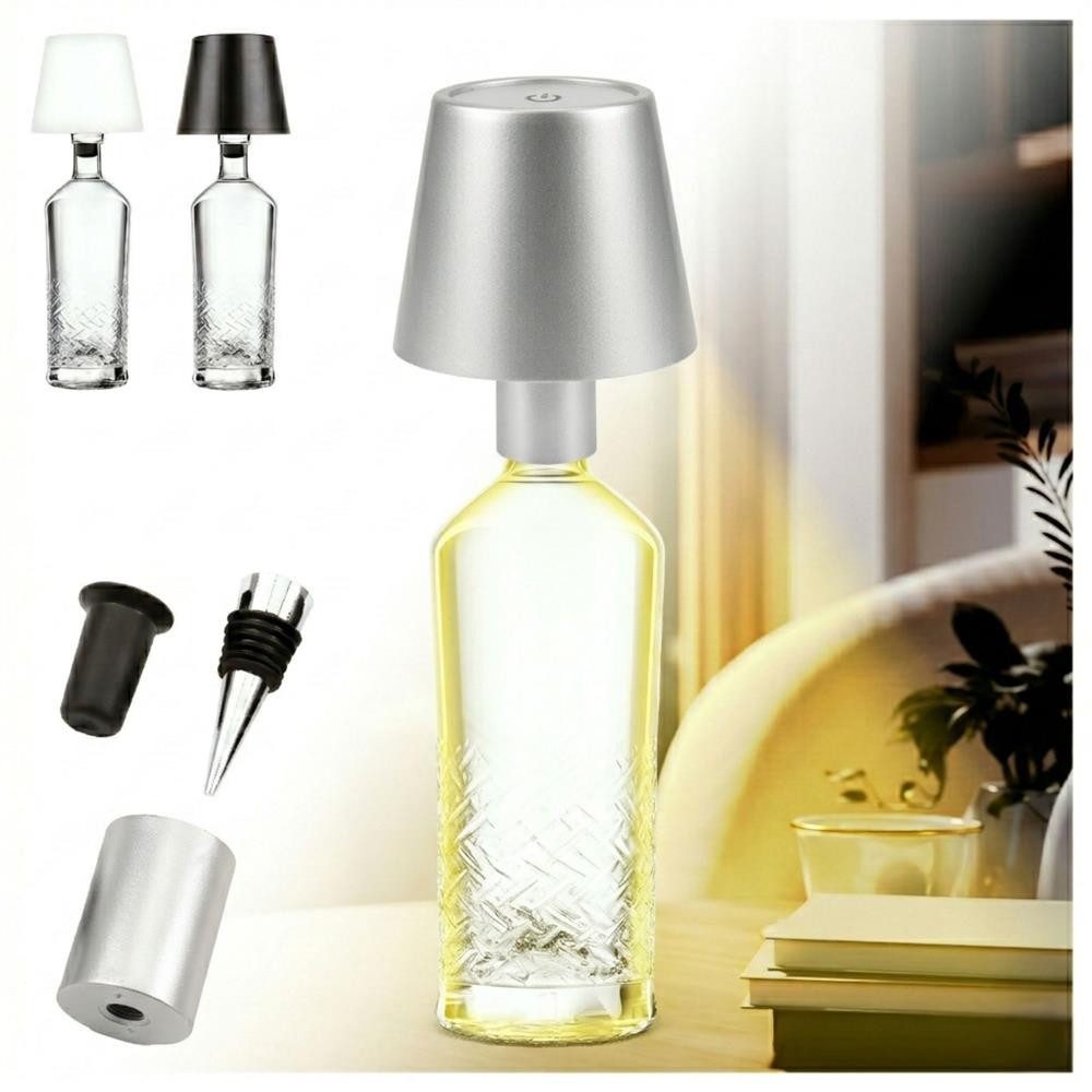 AddLiving LED Tischleuchte Bottle Light V2442 LED-Flaschenlampe bronze mit Touch, 100–120 Lumen, 3 Lichtfarben, stufenlos dimmbar, IP44