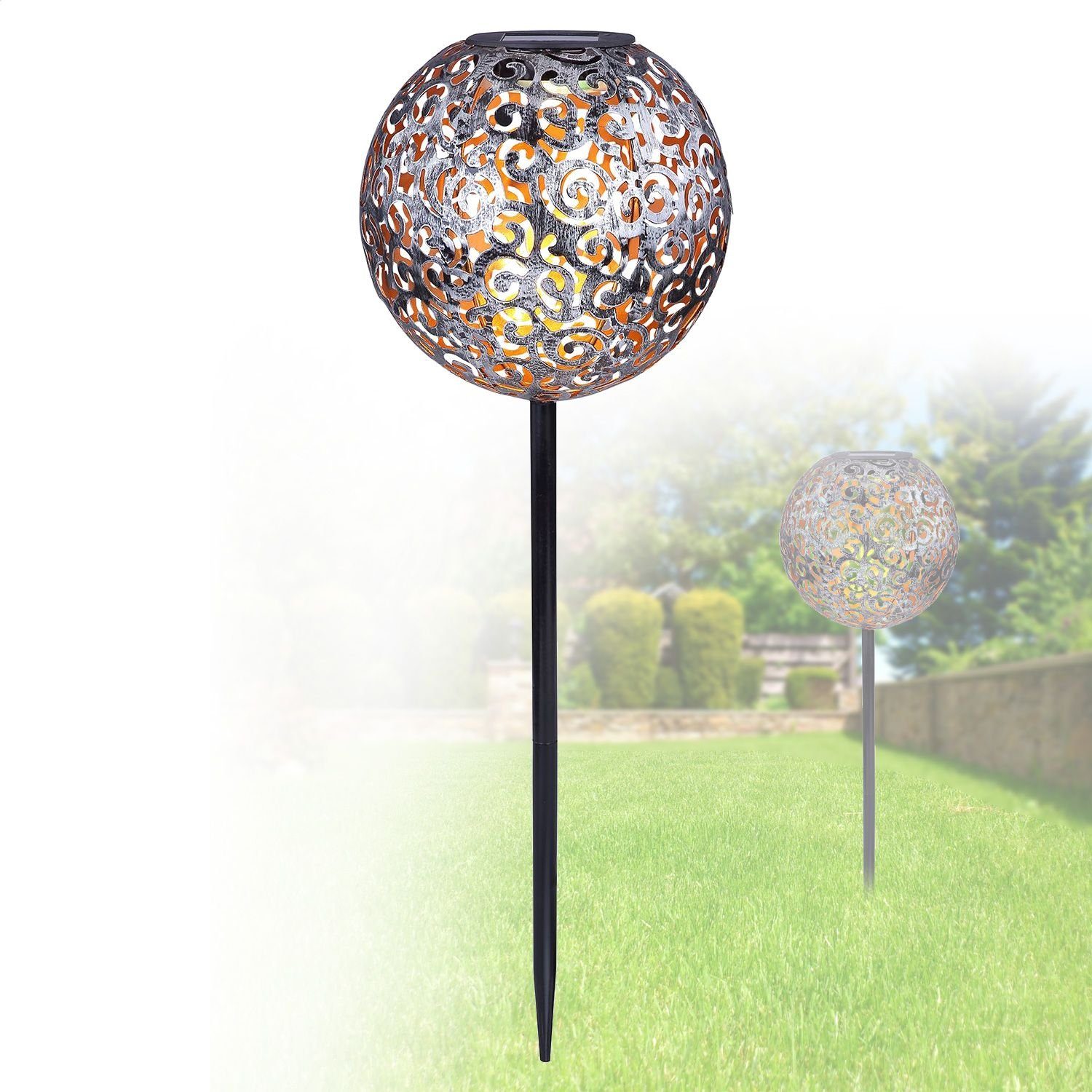bmfversand LED Solarleuchte »Solarleuchte Garten Außen Solarlampe