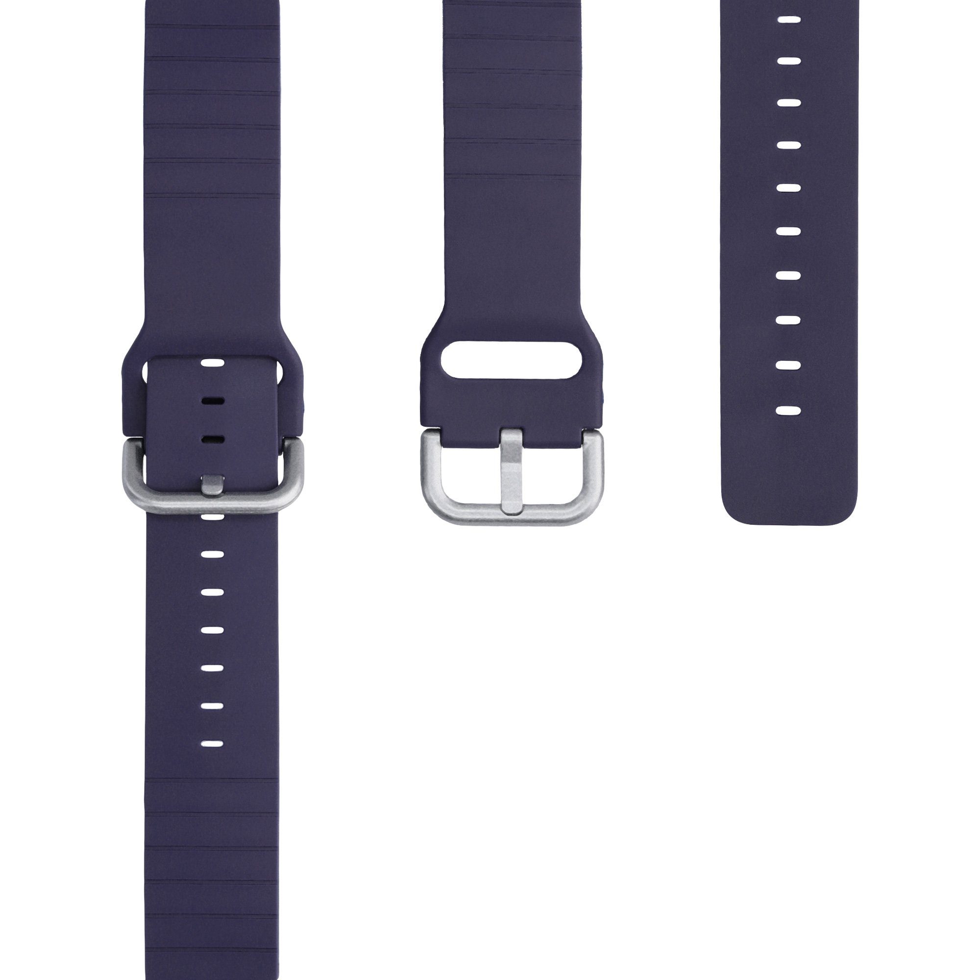 kwmobile 2x Uhrenarmband für Willful Fitnesstracker / Smartwatch Armband Smartwatch, 2-tlg., Fitnesstracker Band Set aus TPU Silikon - Ersatzarmband Smartwatch – Bild 5 von 5