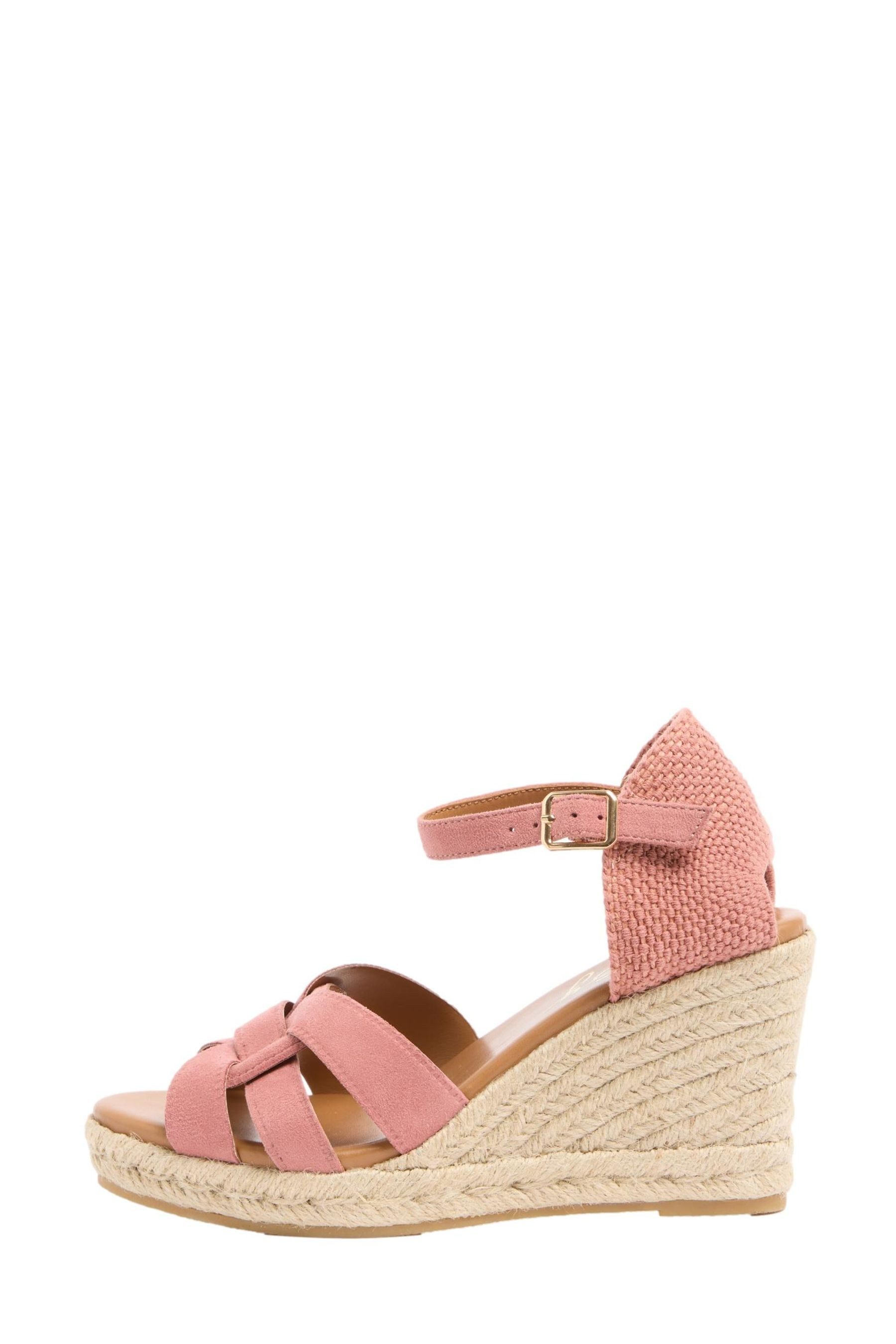 Lipsy Espadrilles mit Keilabsatz und Webriemen Keilsandalette