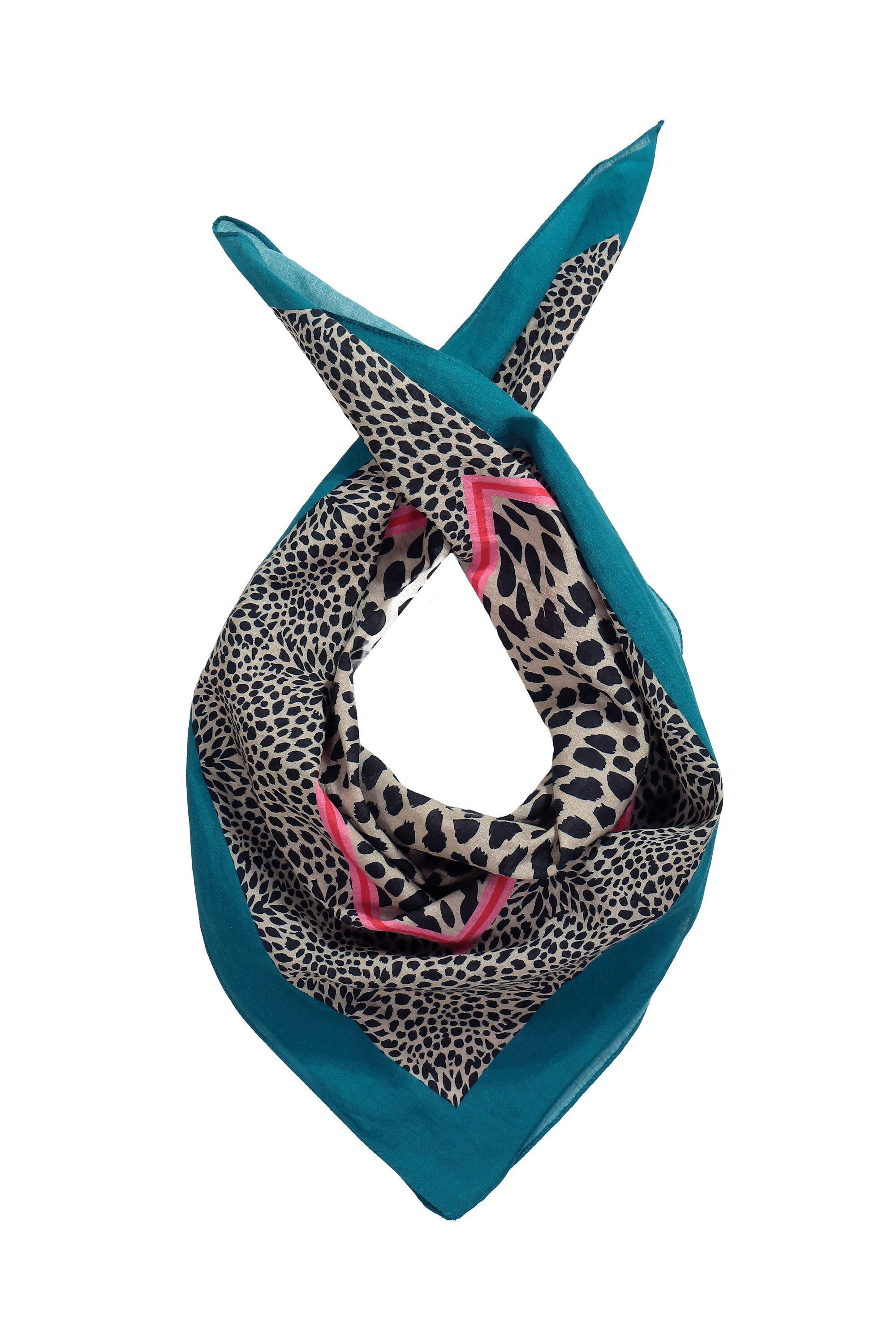 Ulla Popken Halstuch Tuch Leomuster Patch-Optik