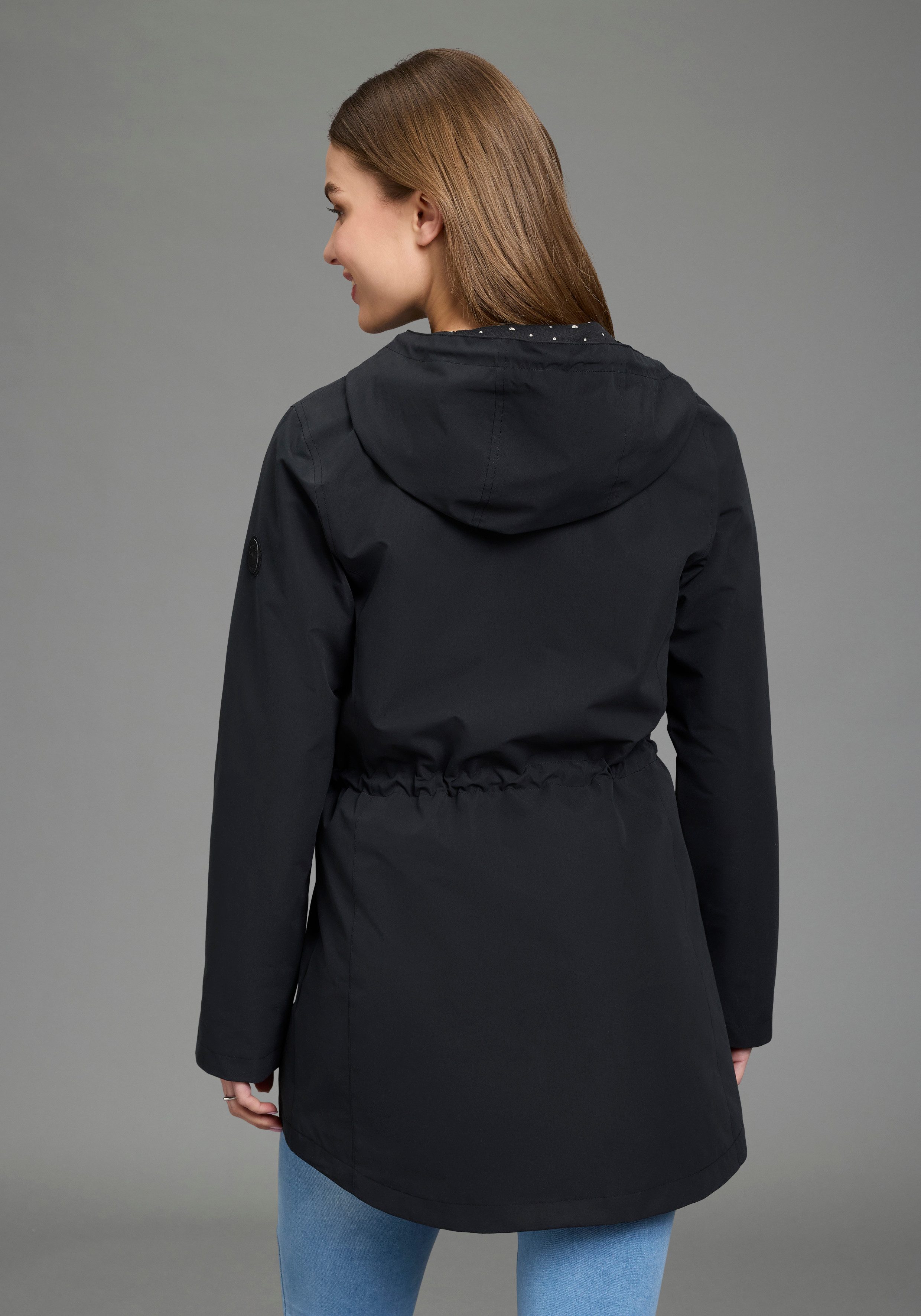 KangaROOS Outdoorjacke Übergangsjacke mit Kapuze und Kordelzug günstig online kaufen