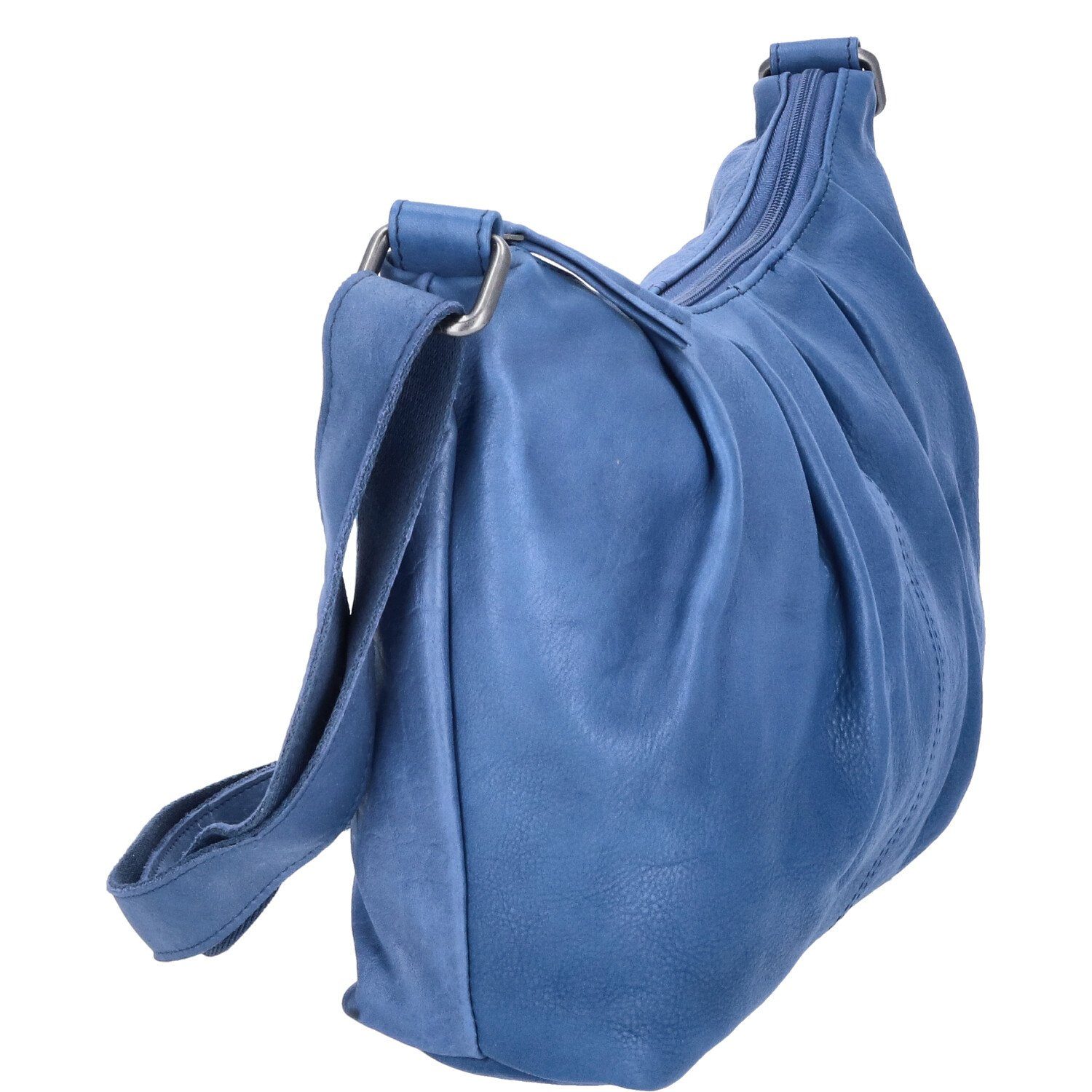 The Skandinavian Brand Umhängetasche The Skandinavian Brand Damen Ledertasche, Schultertasche blau (Stück, Stück)