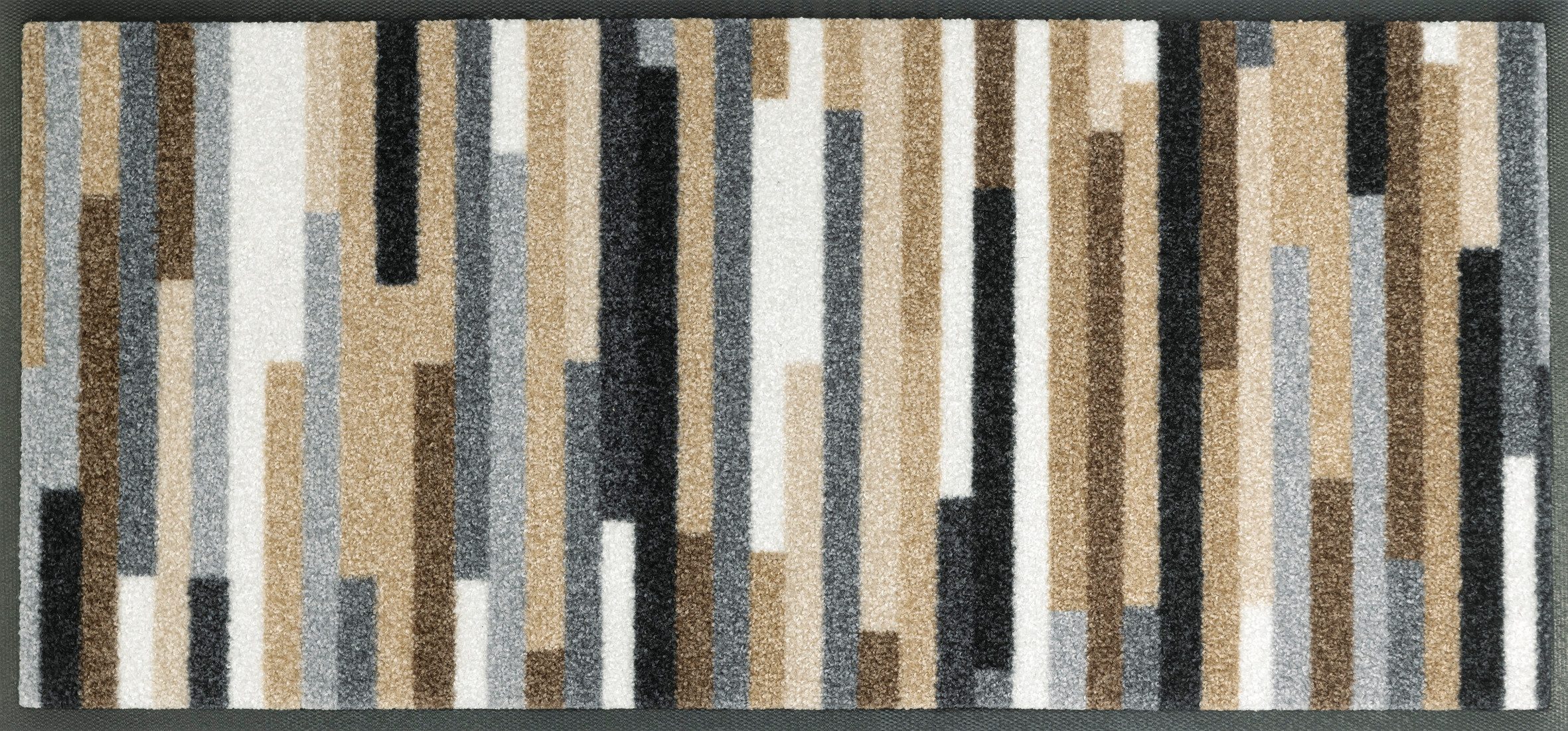 wash+dry by Kleen-Tex Fußmatte Mikado Stripes, rechteckig, Höhe: 7 mm, Schmutzfangläufer, modernes Streifen Design, rutschhemmend, waschbar
